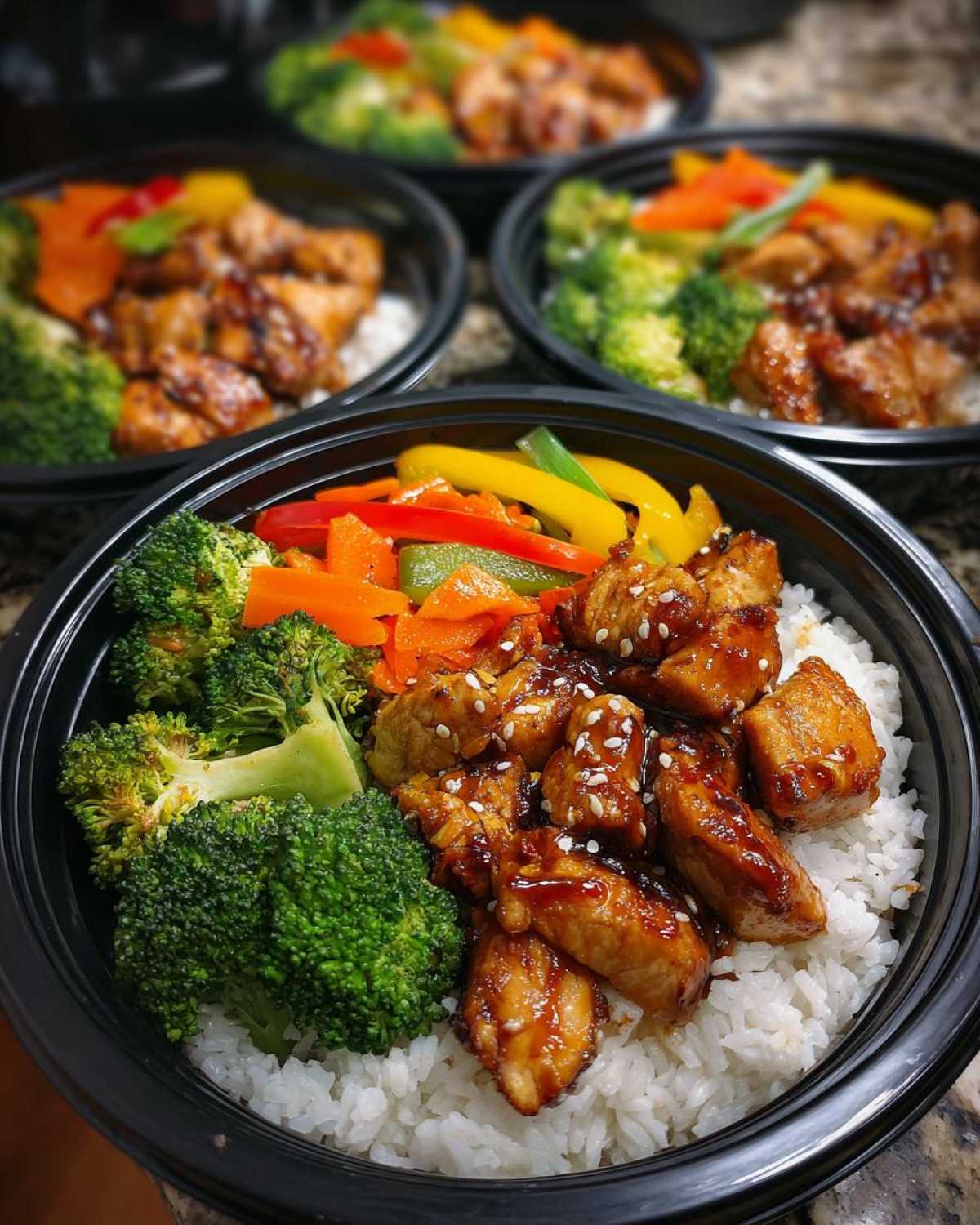 Teriyaki Chicken Meal Prep Bowls - detail 1