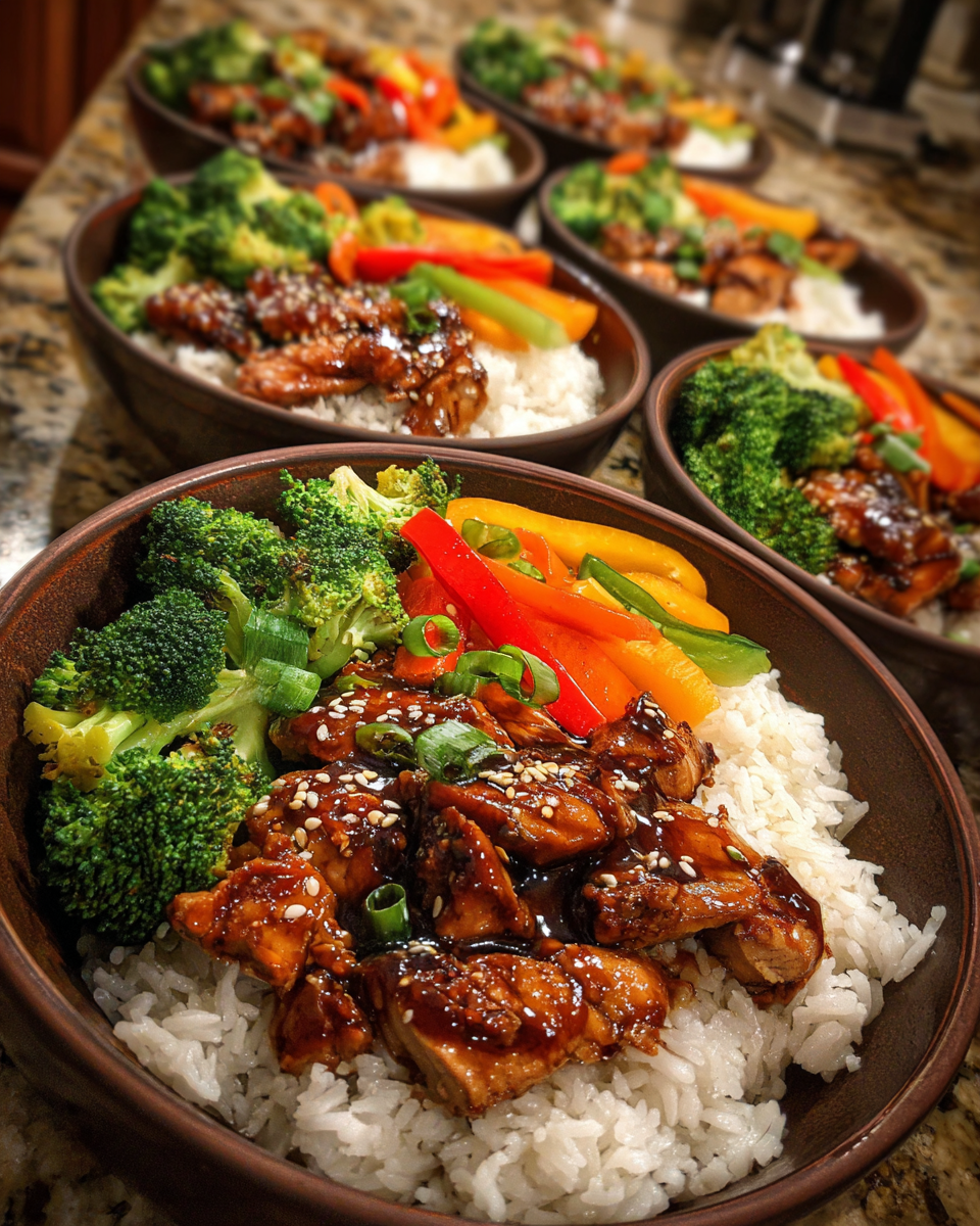 Teriyaki Chicken Meal Prep Bowls - detail 3
