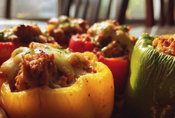 Turkey Stuffed Bell Peppers