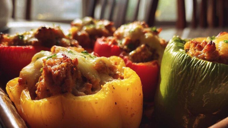 Turkey Stuffed Bell Peppers