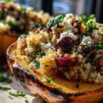 Vegetarian Stuffed Acorn Squash