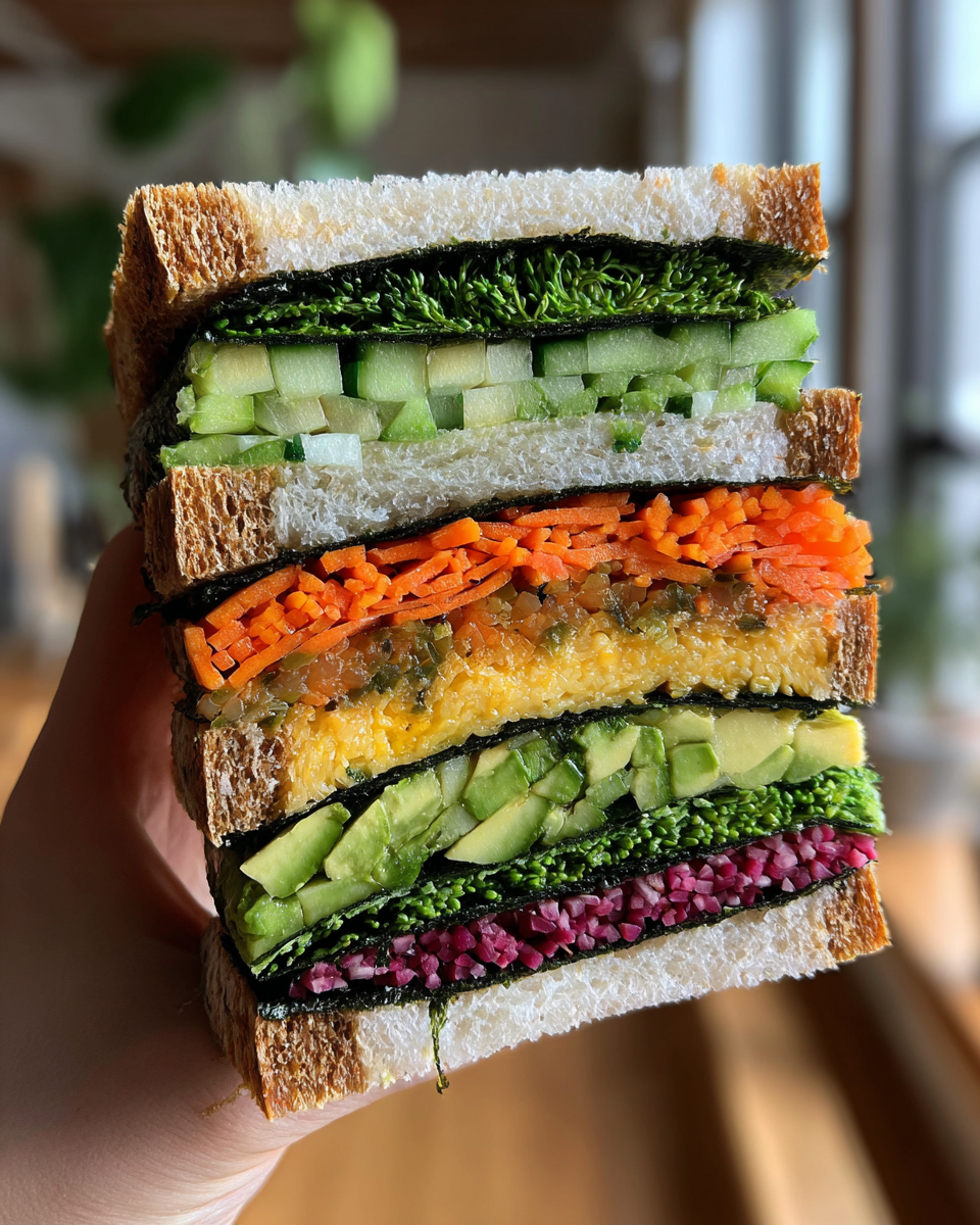 Veggie Sushi Sandwich Rolls - detail 1