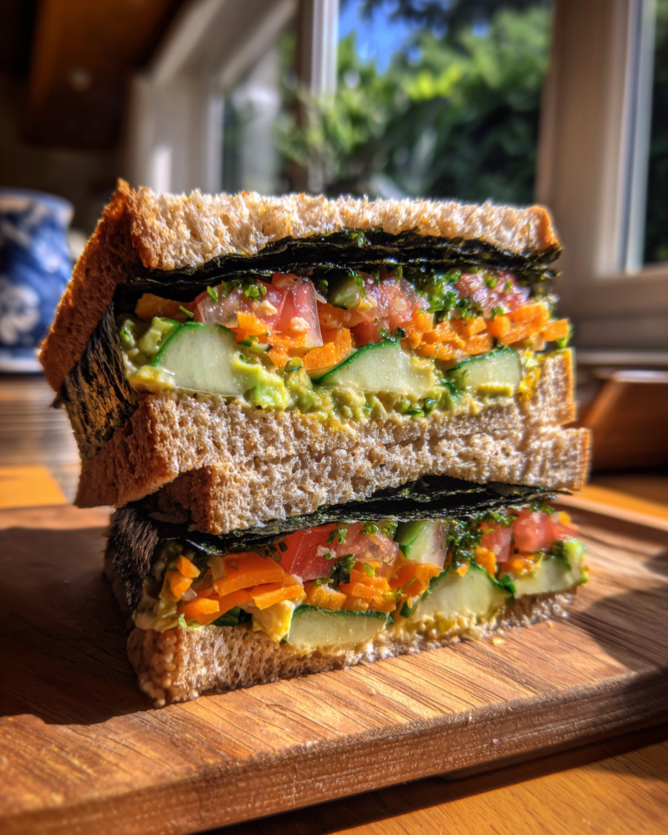 Veggie Sushi Sandwich Rolls - detail 3