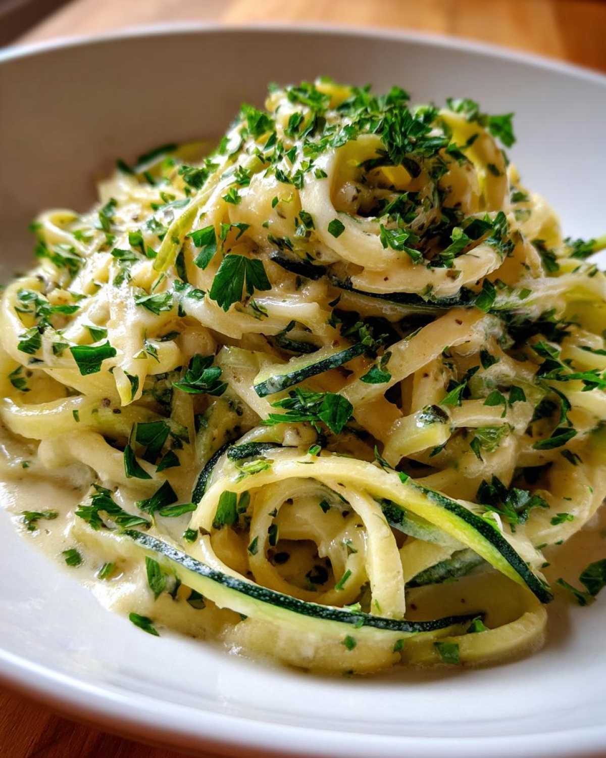 Zucchini Noodle Alfredo - detail 3