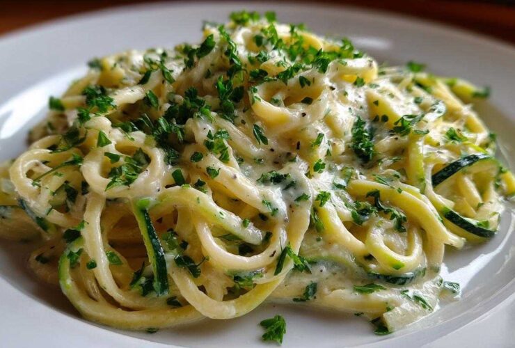 Zucchini Noodle Alfredo