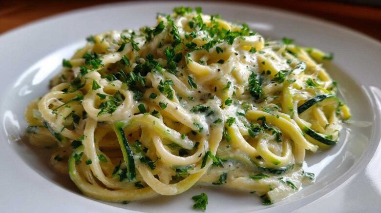 Zucchini Noodle Alfredo